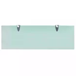 2 db lebegő üvegpolc 60 x 20 cm 8 mm