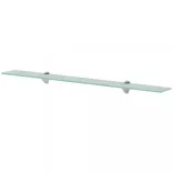 2 db lebegő üvegpolc 90 x 20 cm 8 mm