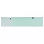 2 db lebegő üvegpolc 90 x 20 cm 8 mm