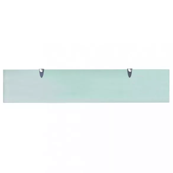 2 db lebegő üvegpolc 100 x 20 cm 8 mm