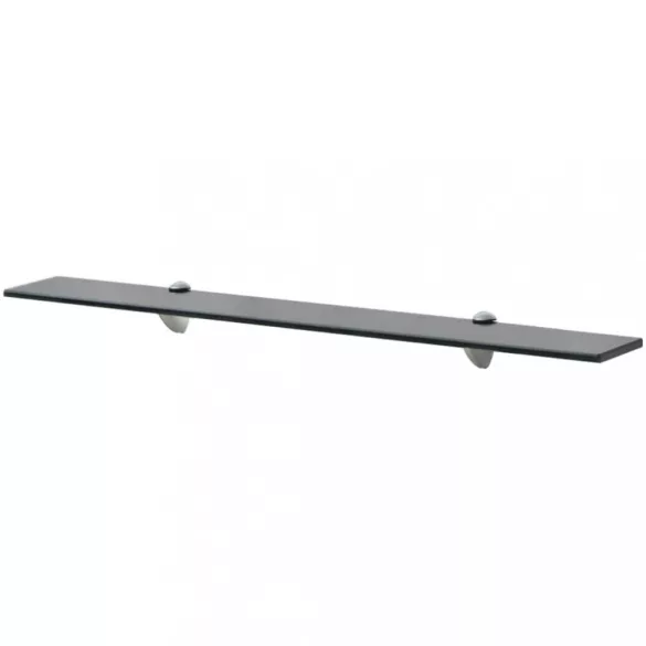 2 db lebegő üvegpolc 80 x 20 cm 8 mm