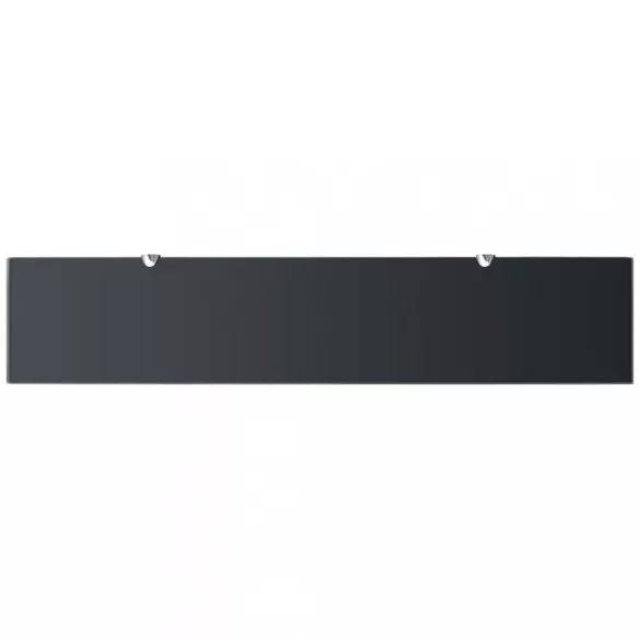 2 db lebegő üvegpolc 100 x 20 cm 8 mm