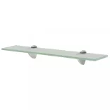 2 db lebegő üvegpolc 50 x 20 cm 8 mm