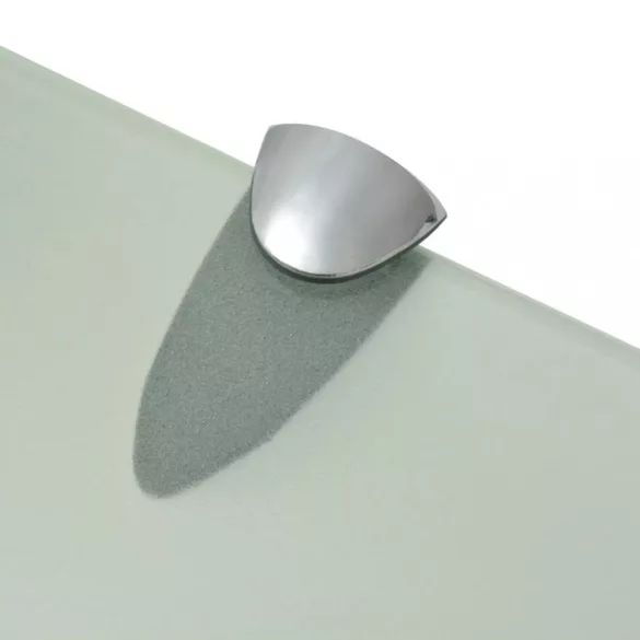 2 db lebegő üvegpolc 50 x 20 cm 8 mm