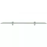 2 db lebegő üvegpolc 70 x 20 cm 8 mm