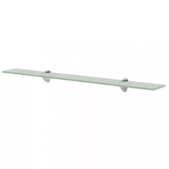 2 db lebegő üvegpolc 80 x 20 cm 8 mm