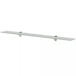 2 db lebegő üvegpolc 90 x 20 cm 8 mm