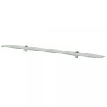 2 db lebegő üvegpolc 100 x 20 cm 8 mm