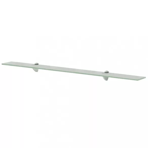 2 db lebegő üvegpolc 100 x 20 cm 8 mm