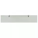 2 db lebegő üvegpolc 100 x 20 cm 8 mm