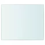 2 db átlátszó üveg paneles polc 30 x 20 cm