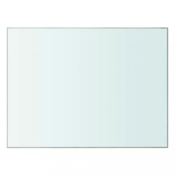 2 db átlátszó üveg paneles polc 40 x 30 cm