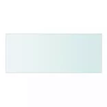 2 db átlátszó panel üvegpolc 50 x 20 cm