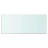 2 db átlátszó üveg paneles polc 70 x 30 cm