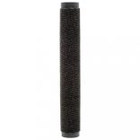 2 db fekete négyszögletes bolyhos szennyfogó szőnyeg 60 x 90 cm