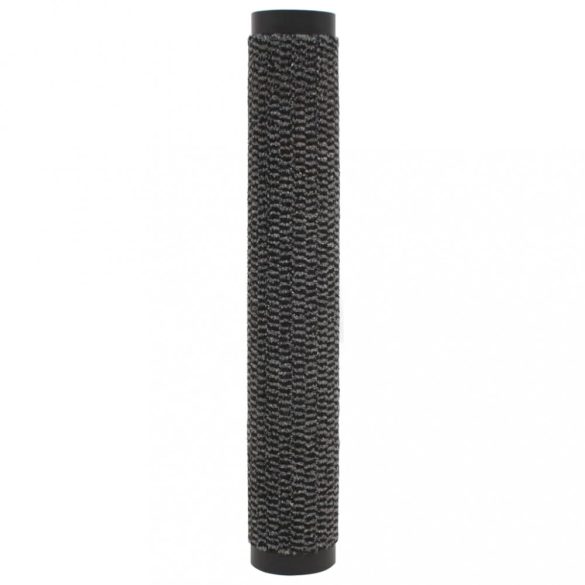 2 db antracitszürke négyszögletes szennyfogó szőnyeg 120x180 cm