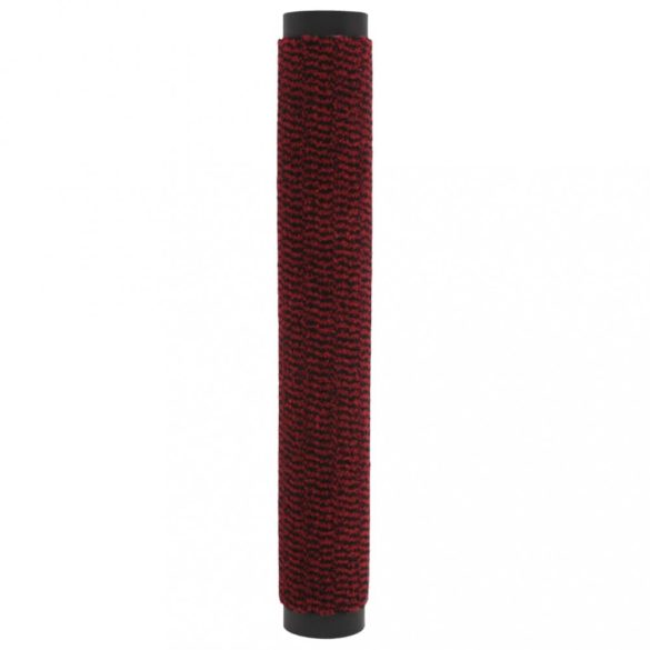 2 db piros négyszögletes bolyhos szennyfogó szőnyeg 120x180 cm