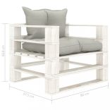 fa kerti raklapkanapé tópszínű párnákkal