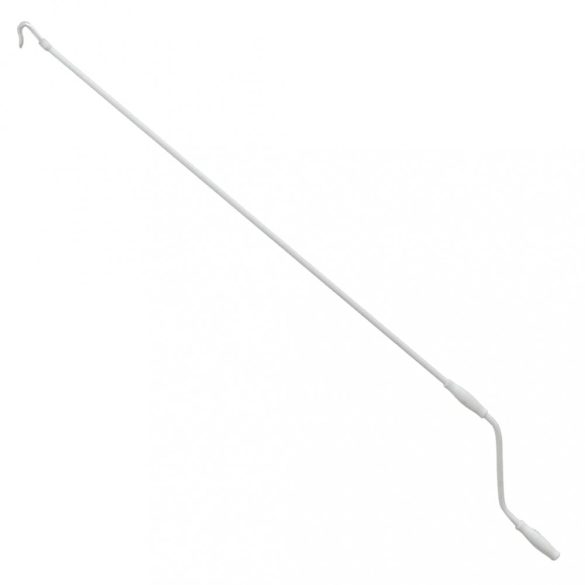 kék és fehér manuális, kazettás napellenző 400 x 300 cm