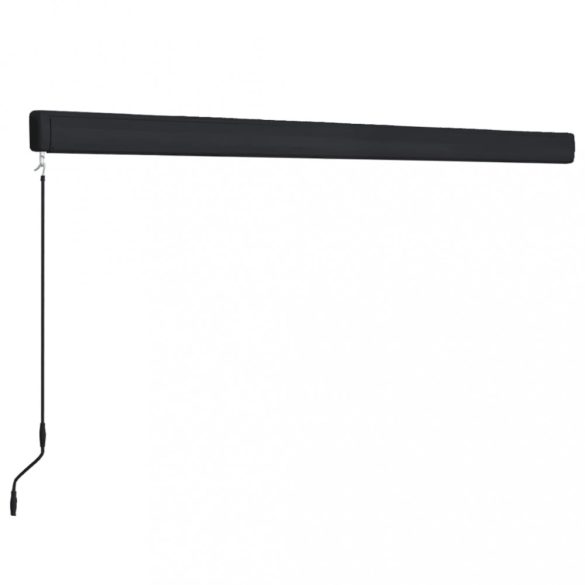 kék és fehér manuális kazettás napellenző 400 x 300 cm