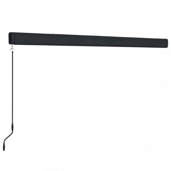 kék és fehér manuális kazettás napellenző 450 x 300 cm