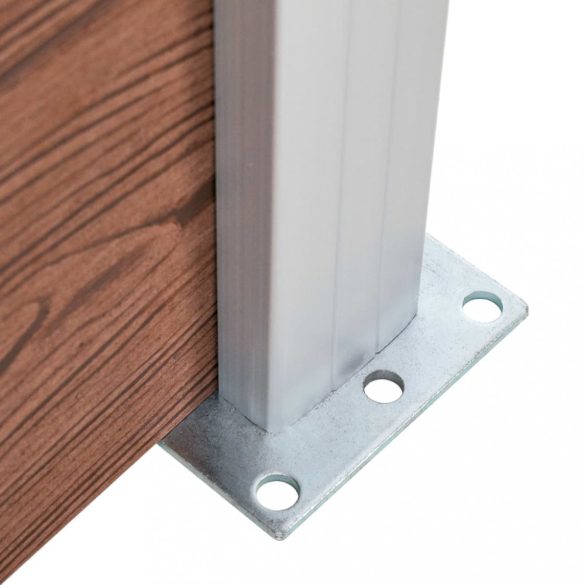 barna WPC kerítéspanel 1391 x 186 cm