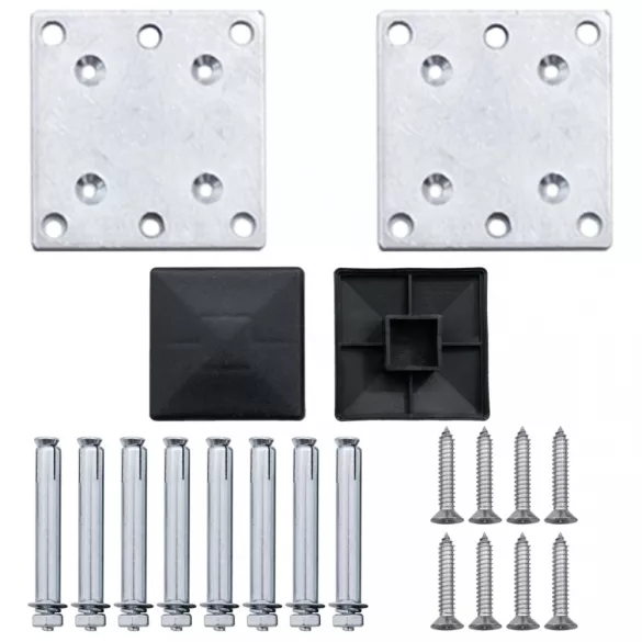 barna WPC kerti kerítés 526 x 106 cm