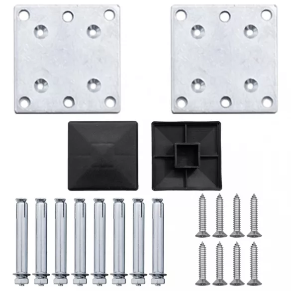 barna WPC kerti kerítés 699 x 106 cm