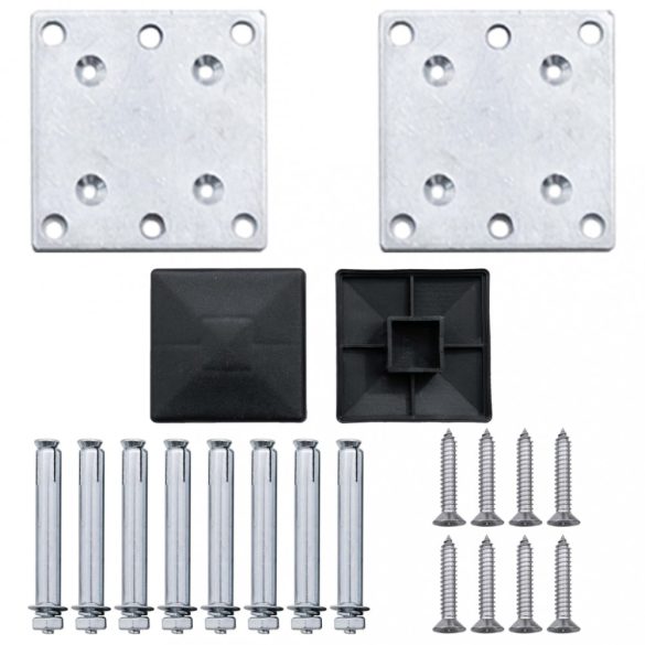 szürke WPC kerti kerítés 699 x 106 cm