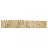 2 db impregnált fenyőfa bordűrtekercs 120 cm