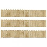 3 db impregnált fenyőfa bordűrtekercs 120 cm