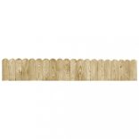 3 db impregnált fenyőfa bordűrtekercs 120 cm