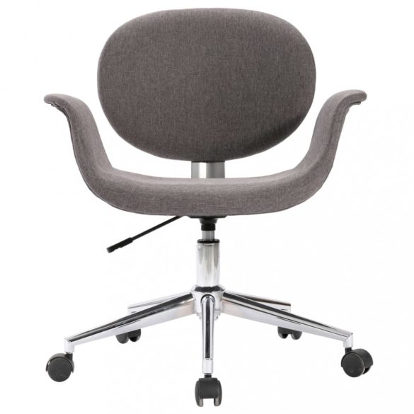 szürke szövetborítású forgó irodaszék