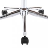 fekete hajlított fa és műbőr forgó irodaszék