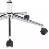 4 db szürke szövet forgó étkezőszék