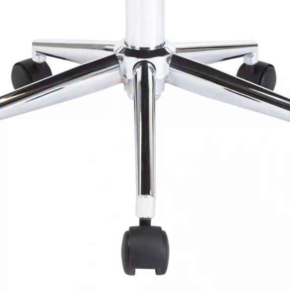 2 db krémszínű műbőr forgó étkezőszék