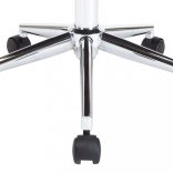 6 db szürke hajlított fa és szövet forgó étkezőszék