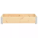 tömör fenyőfa magaságy 50 x 100 cm