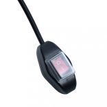 kék és fehér kézzel kihúzható LED-es napellenző 300 x 250 cm