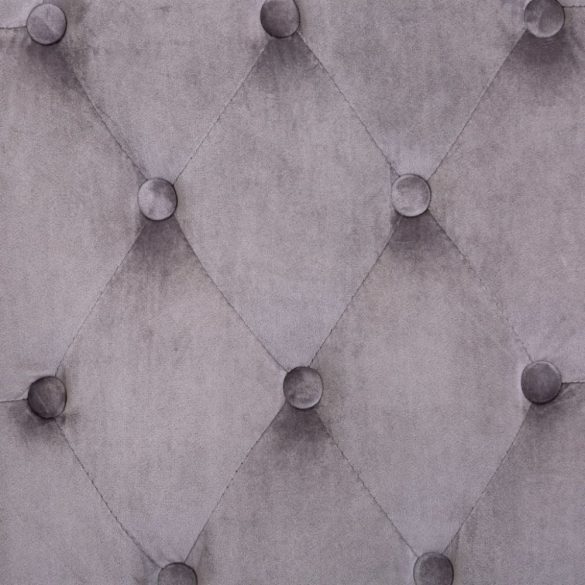 2 db szürke bársony étkezőszék