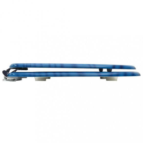 2 db kék vízcseppmintás MDF WC-ülőke fedéllel