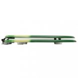 2 db zöld vízcseppmintás MDF WC-ülőke fedéllel