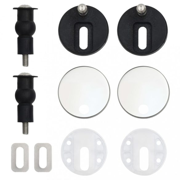 2 db flamingómintás MDF WC-ülőke finoman záródó fedéllel