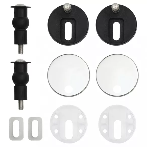 2 db mélytengermintás MDF WC-ülőke finoman záródó fedéllel