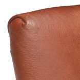 4 db barna valódi kecskebőr étkezőszék