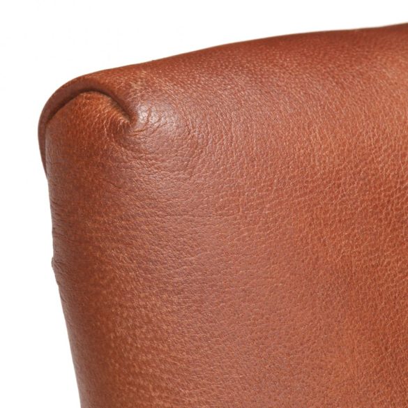 4 db barna valódi kecskebőr étkezőszék