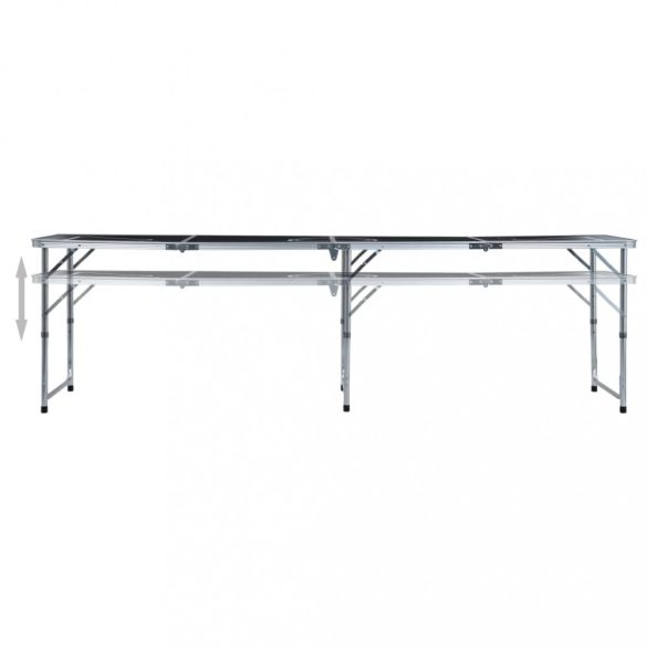 összecsukható sörpong-asztal poharakkal és labdákkal 240 cm