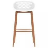 7 részes fekete és fehér bárszett