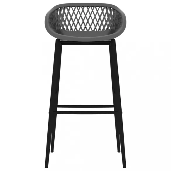 5 részes fehér és szürke bárszett