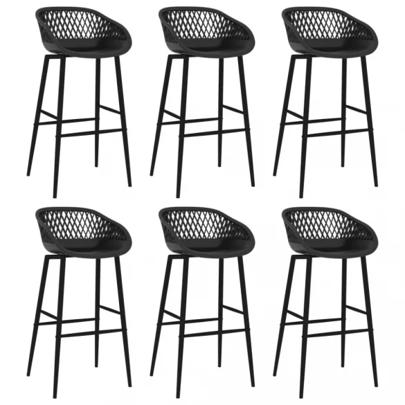 7 részes fehér és fekete bárszett